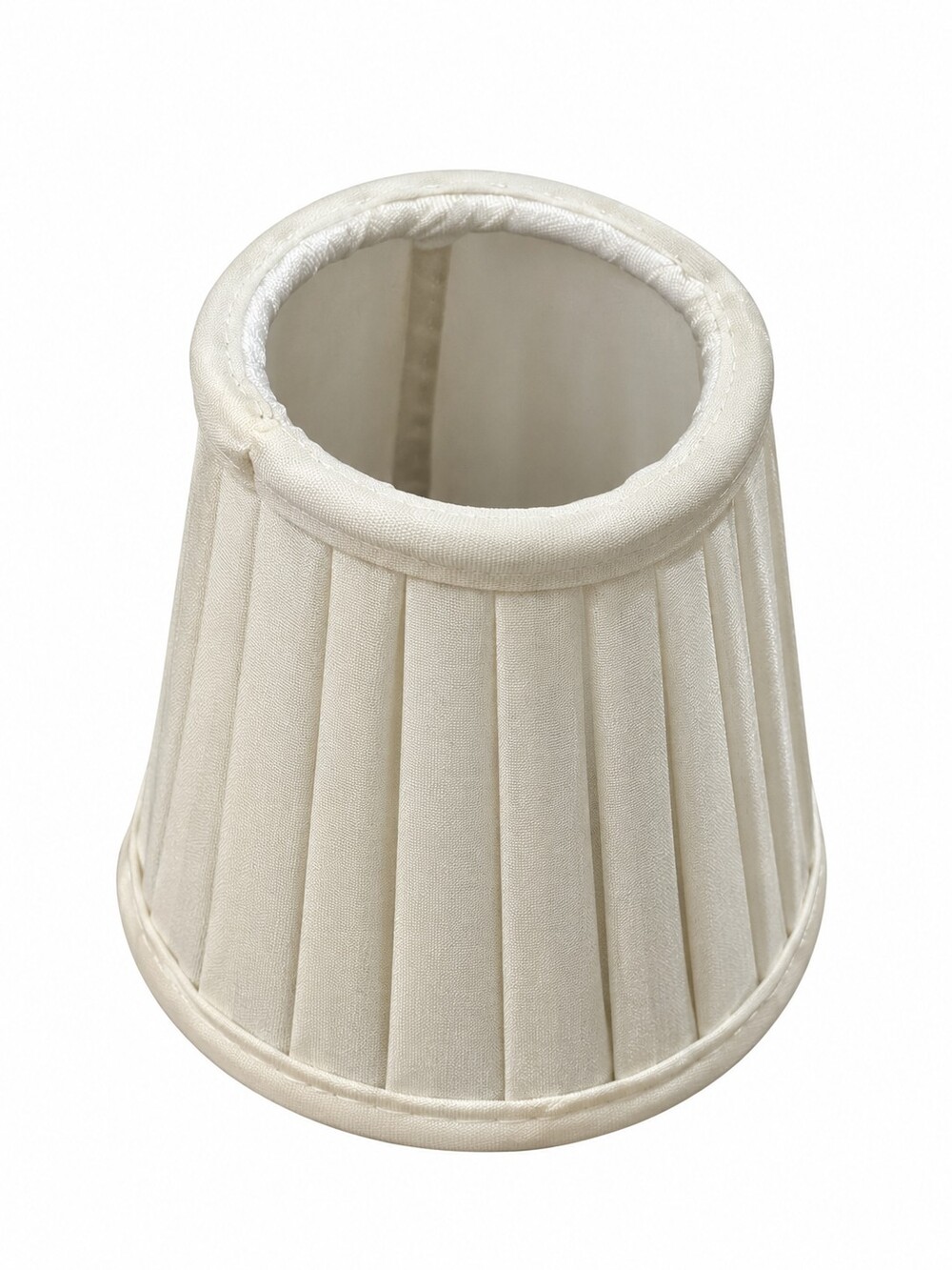 Vintage Empire Style White Pleated Lamp Shade